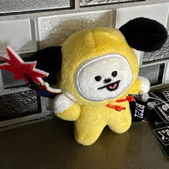 Official BT21 Line Friends SPACE CHIMMY Plush /  Jimin BTS / Kawaii / 3” / NEW - Picture 6 of 16